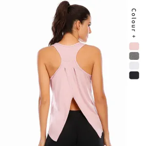 Sporty Tank Top Design Breathable Women Trendy Fitness Activewear