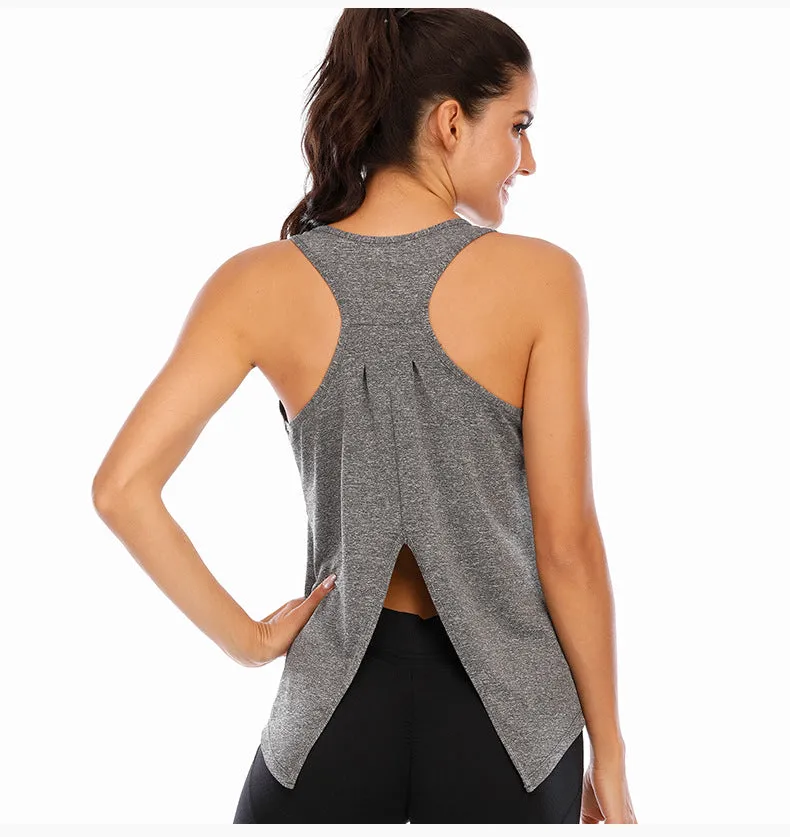 Sporty Tank Top Design Breathable Women Trendy Fitness Activewear