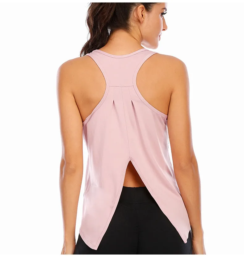 Sporty Tank Top Design Breathable Women Trendy Fitness Activewear