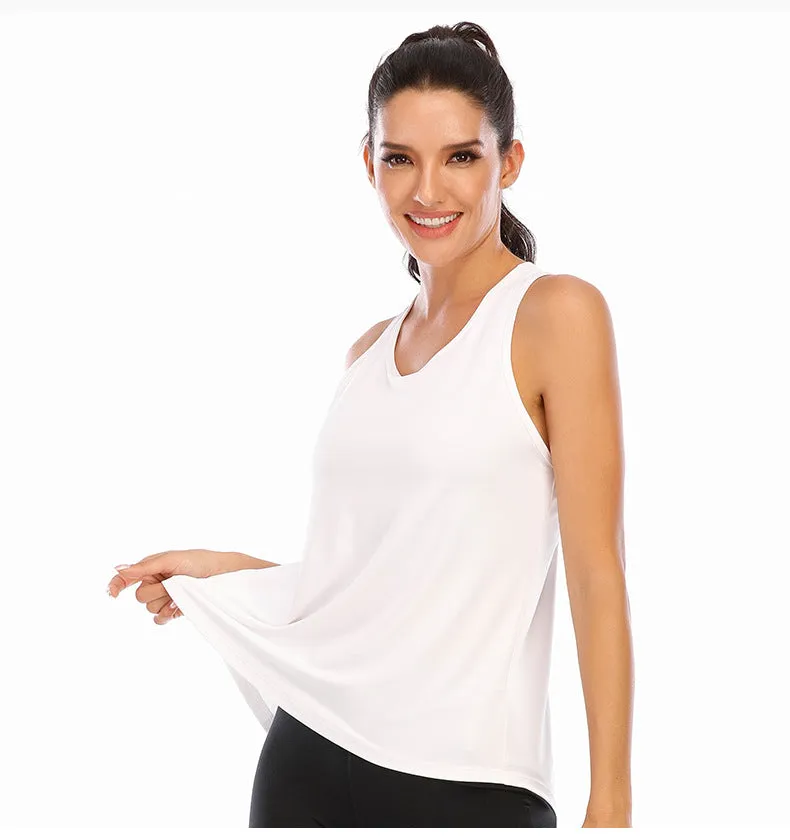 Sporty Tank Top Design Breathable Women Trendy Fitness Activewear
