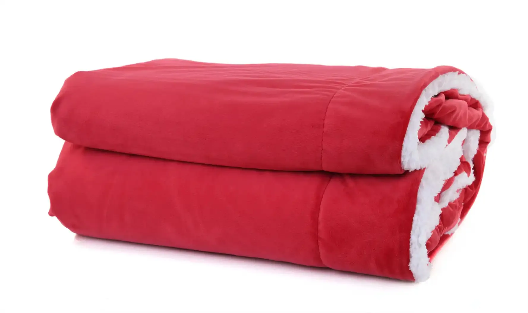 Super Soft Double Side Sherpa/Fleece Blanket (180 x 220 cm)